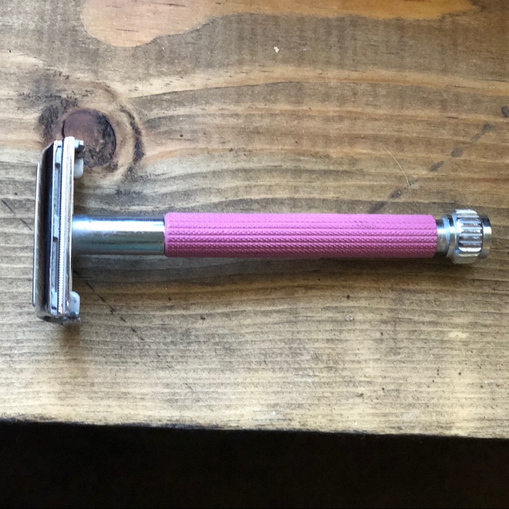 Zero Waste Safety Razor plus unused razor blades